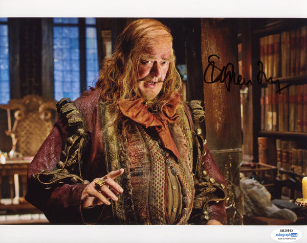 Stephen Fry The Hobbit Signed Autograph 8x10 Photo ACOA