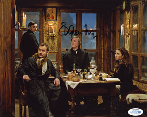 Stephen Fry Sherlock Holmes Signed Autograph 8x10 Photo ACOA