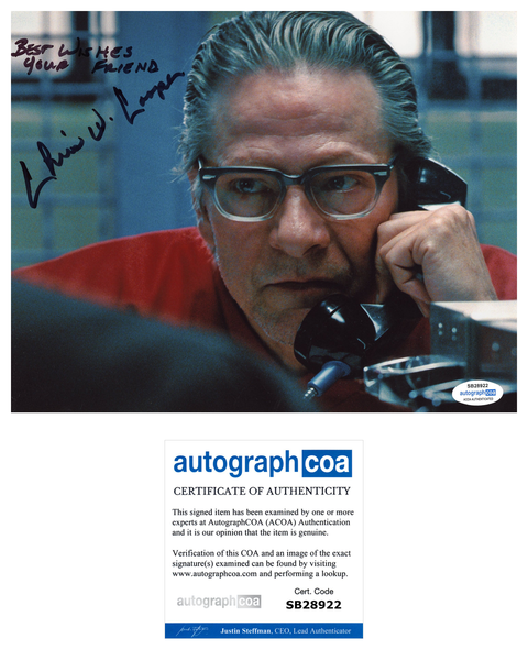 Chris Cooper The Town Signed autograph 8x10 Photo ACOA