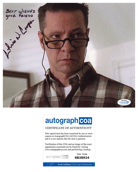 Chris Cooper American Beauty Signed autograph 8x10 Photo ACOA