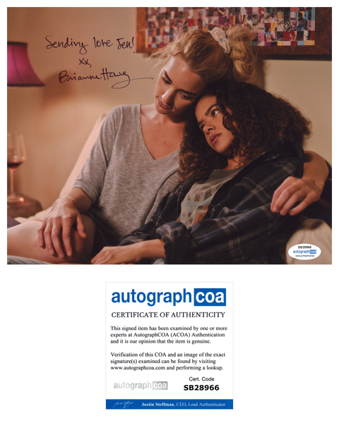 Brianne Howey Ginny and Georgia Signed Autograph 8x10 Photo ACOA