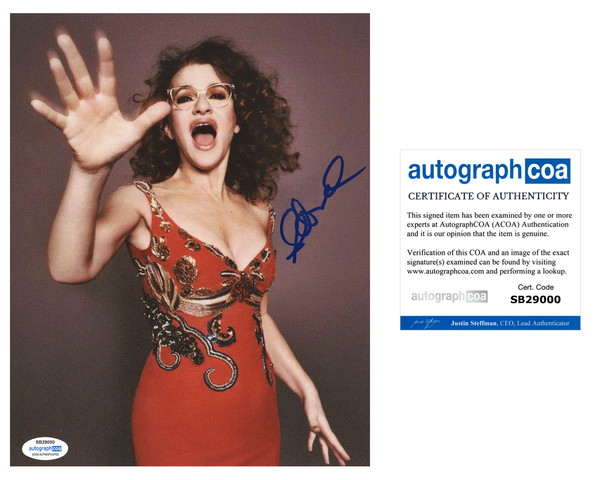 Sandra Bernhard Sexy Signed Autograph 8x10 Photo ACOA