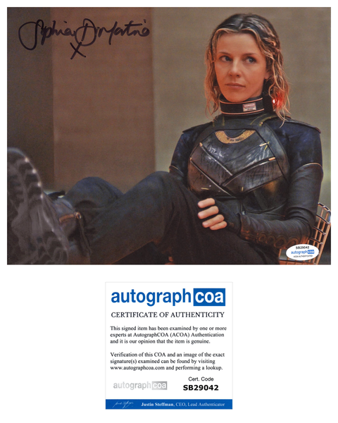 Sophia Di Martino Loki Signed Autograph 8x10 Photo ACOA