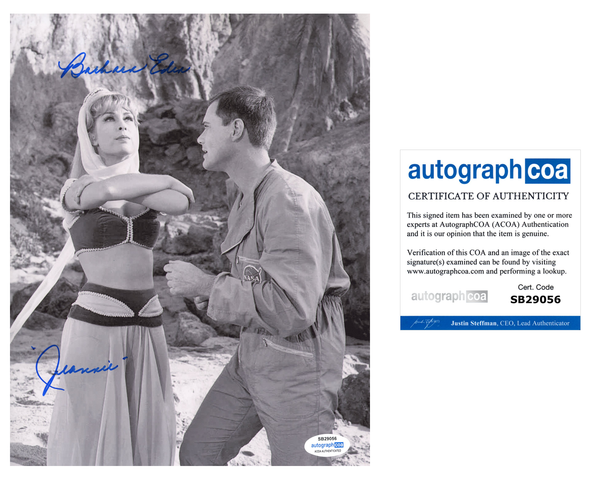 Barbara Eden I Dream of Jeannie Signed Autograph 8x10 Photo ACOA