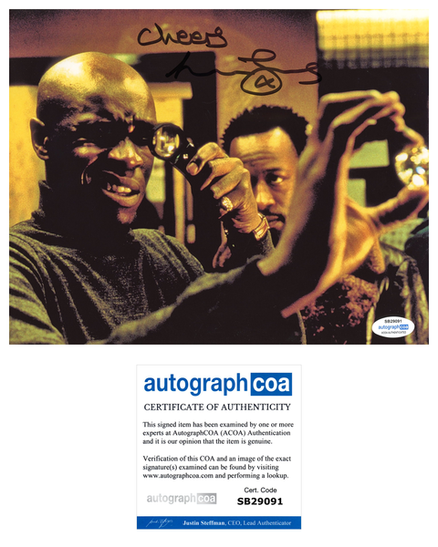 Lennie James Snatch Signed Autograph 8x10 Photo ACOA