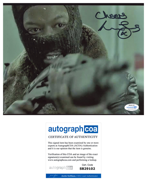 Lennie James Snatch Signed Autograph 8x10 Photo ACOA