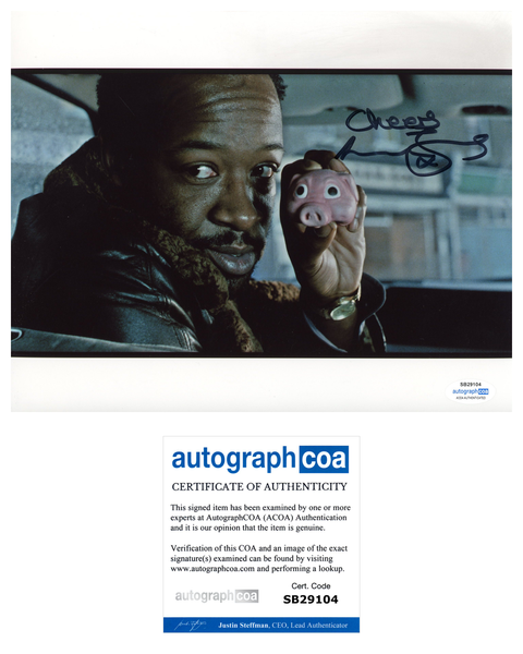 Lennie James Snatch Signed Autograph 8x10 Photo ACOA