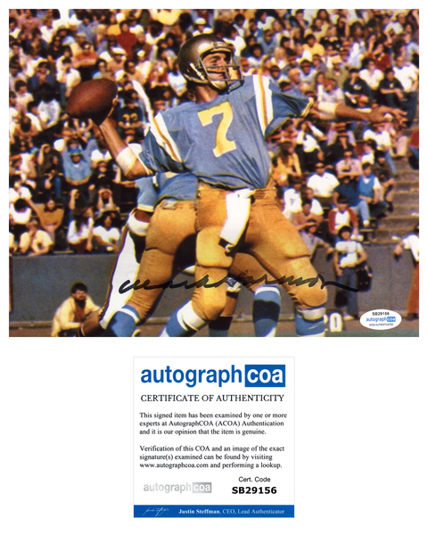 Mark Harmon NCIS UCLA Signed Autograph 8x10 Photo ACOA