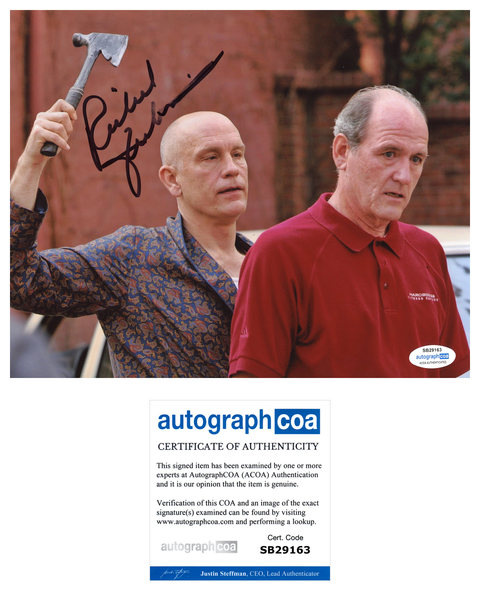 Richard Jenkins Burn After Reading Signed Autograph 8x10 Photo ACOA