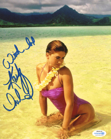 Kathy Ireland Swimsuit Model Signed Autograph 8x10 Photo ACOA