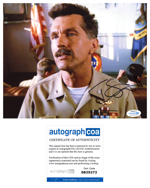 Tom Skerritt Top Gun Signed Autograph 8x10 Photo ACOA