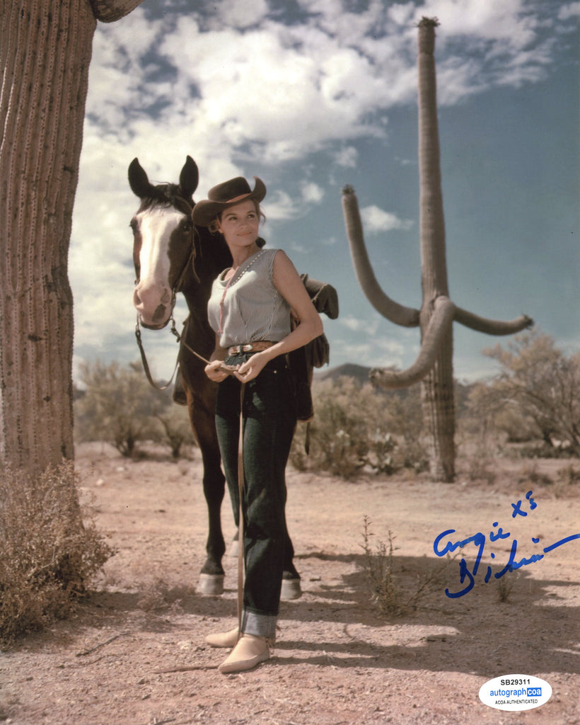 Angie Dickinson Rio Bravo Signed Autograph 8x10 Photo Acoa Outlaw Hobbies Authentic Autographs