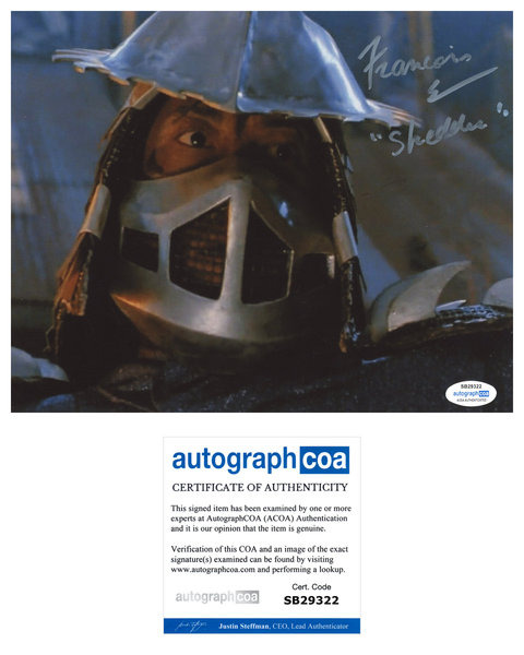 Francois Chau Shredder TMNT Signed Autograph 8x10 Photo ACOA