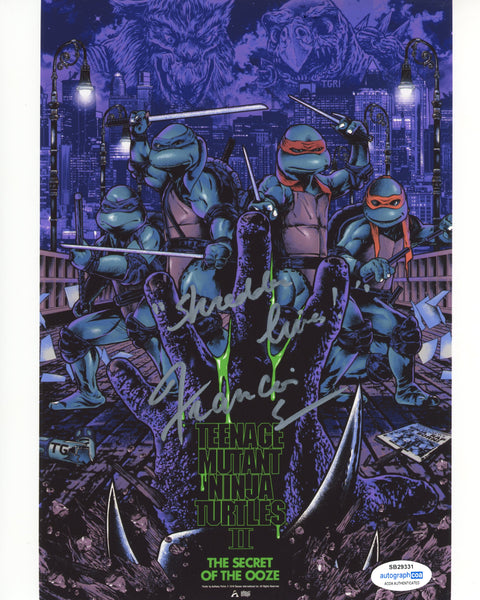 Francois Chau Shredder TMNT Signed Autograph 8x10 Photo ACOA