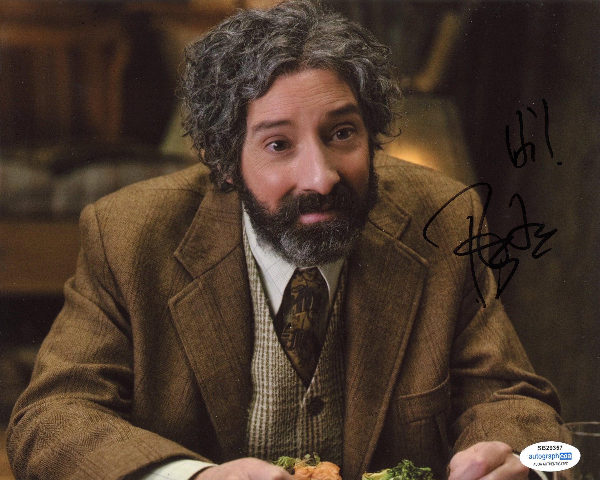 Tony Hale Mysterious Benedict Signed Autograph 8x10 Photo ACOA