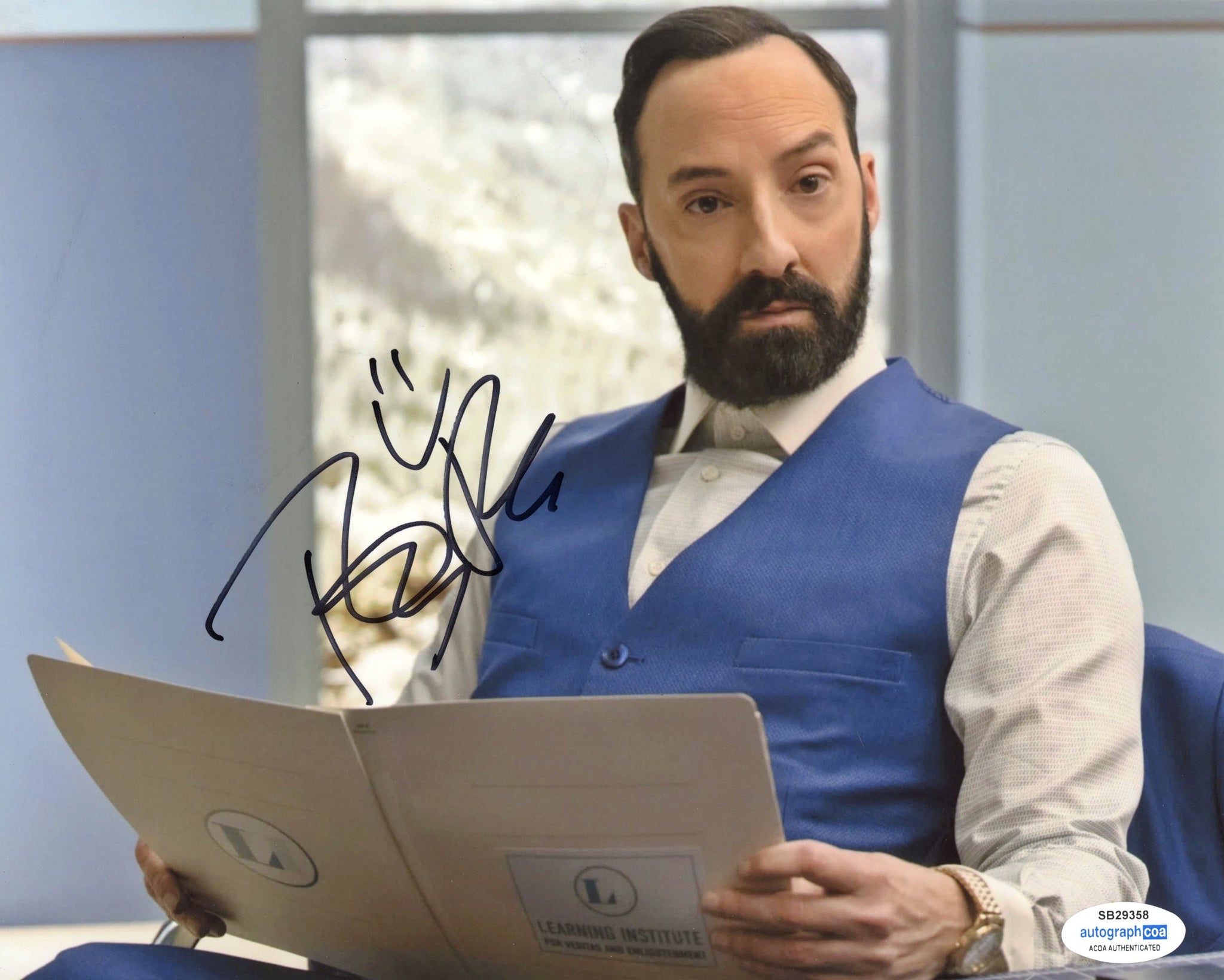 Tony Hale Arrested Development Signed Autograph 8x10 Photo ACOA