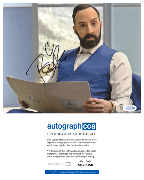 Tony Hale Arrested Development Signed Autograph 8x10 Photo ACOA