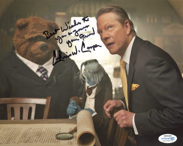 Chris Cooper Muppets Signed autograph 8x10 Photo ACOA