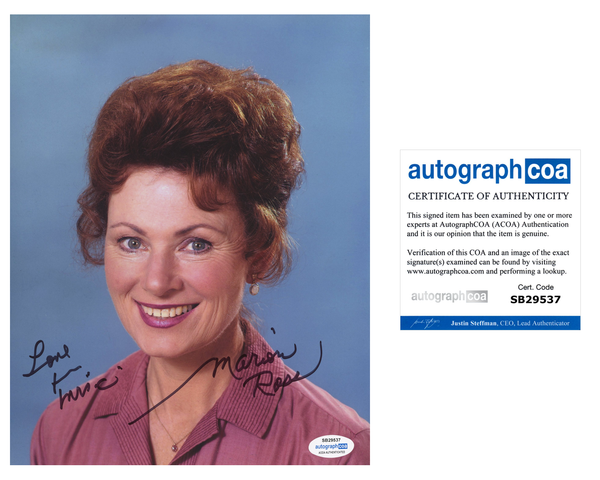 Marion Ross Happy Days Signed Autograph 8x10 Photo ACOA