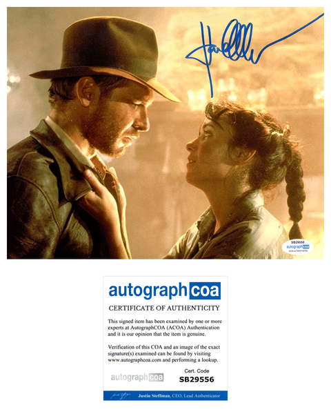 Karen Allen Indiana Jones Signed Autograph 8x10 Photo ACOA