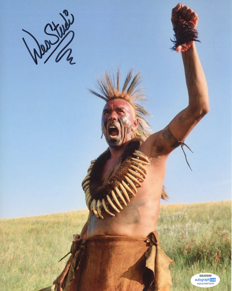 Wes Studi Dances with Wolves Signed Autograph 8x10 Photo ACOA