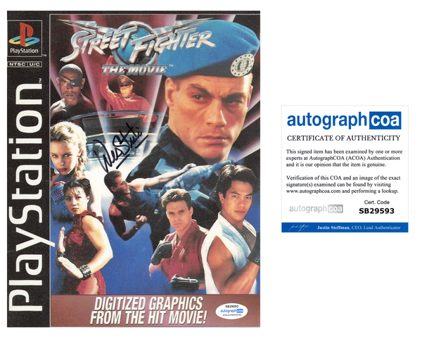 Wes Studi Street Fighter Signed Autograph 8x10 Photo ACOA