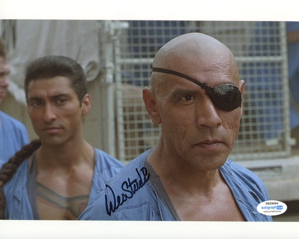 Wes Studi Street Fighter Signed Autograph 8x10 Photo ACOA