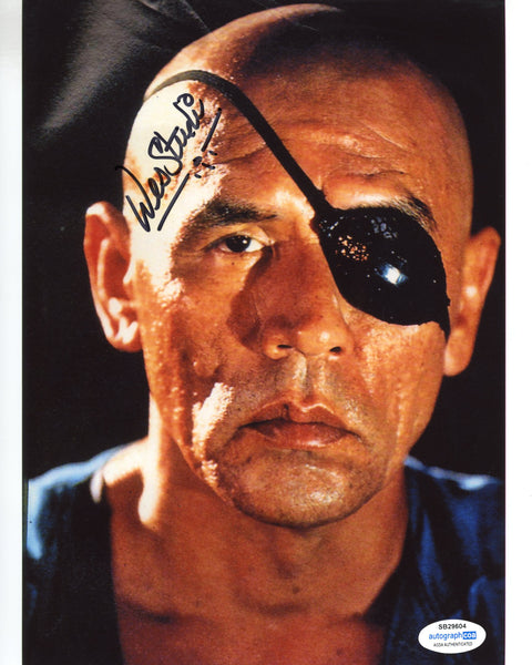 Wes Studi Street Fighter Signed Autograph 8x10 Photo ACOA