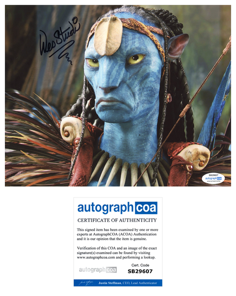 Wes Studi Avatar Signed Autograph 8x10 Photo ACOA