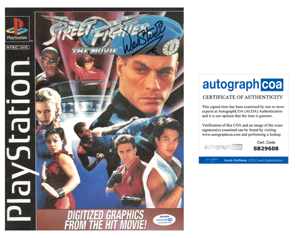 Wes Studi Street Fighter Signed Autograph 8x10 Photo ACOA