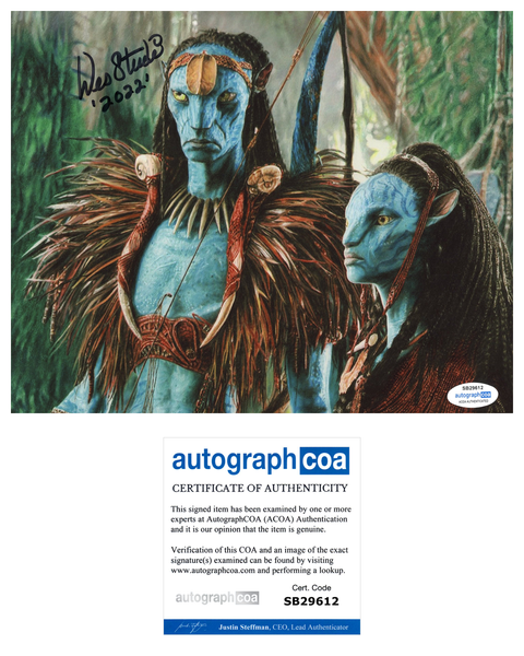 Wes Studi Avatar Signed Autograph 8x10 Photo ACOA