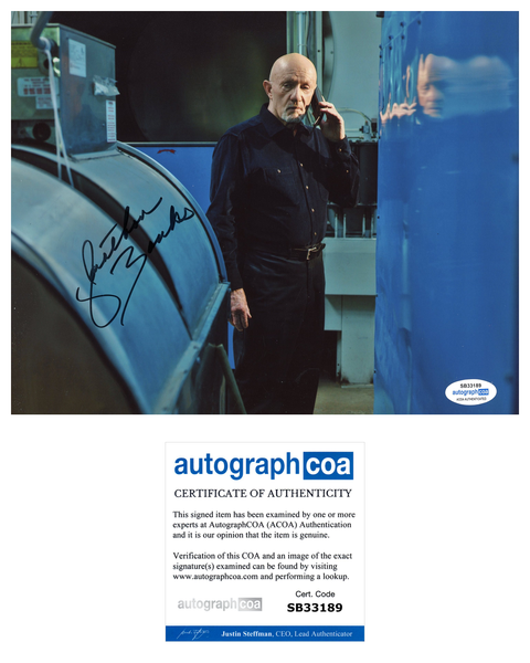 Jonathan Banks Better Call Saul Signed Autograph 8x10 Photo ACOA