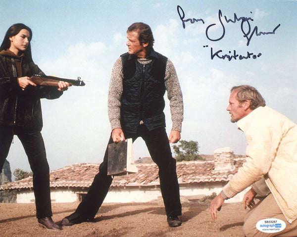 Julian Glover For Your Eyes Only Bond Signed Autograph 8x10 Photo ACOA