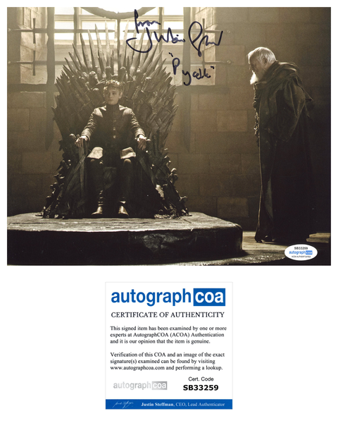 Julian Glover Game of Thrones Signed Autograph 8x10 Photo ACOA