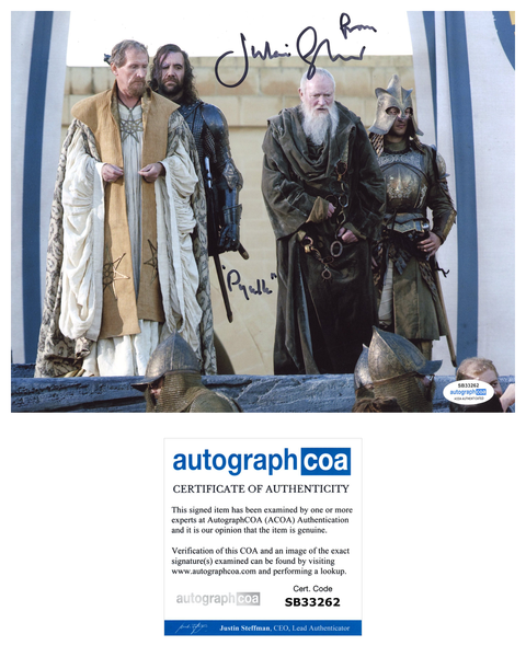 Julian Glover Game of Thrones Signed Autograph 8x10 Photo ACOA