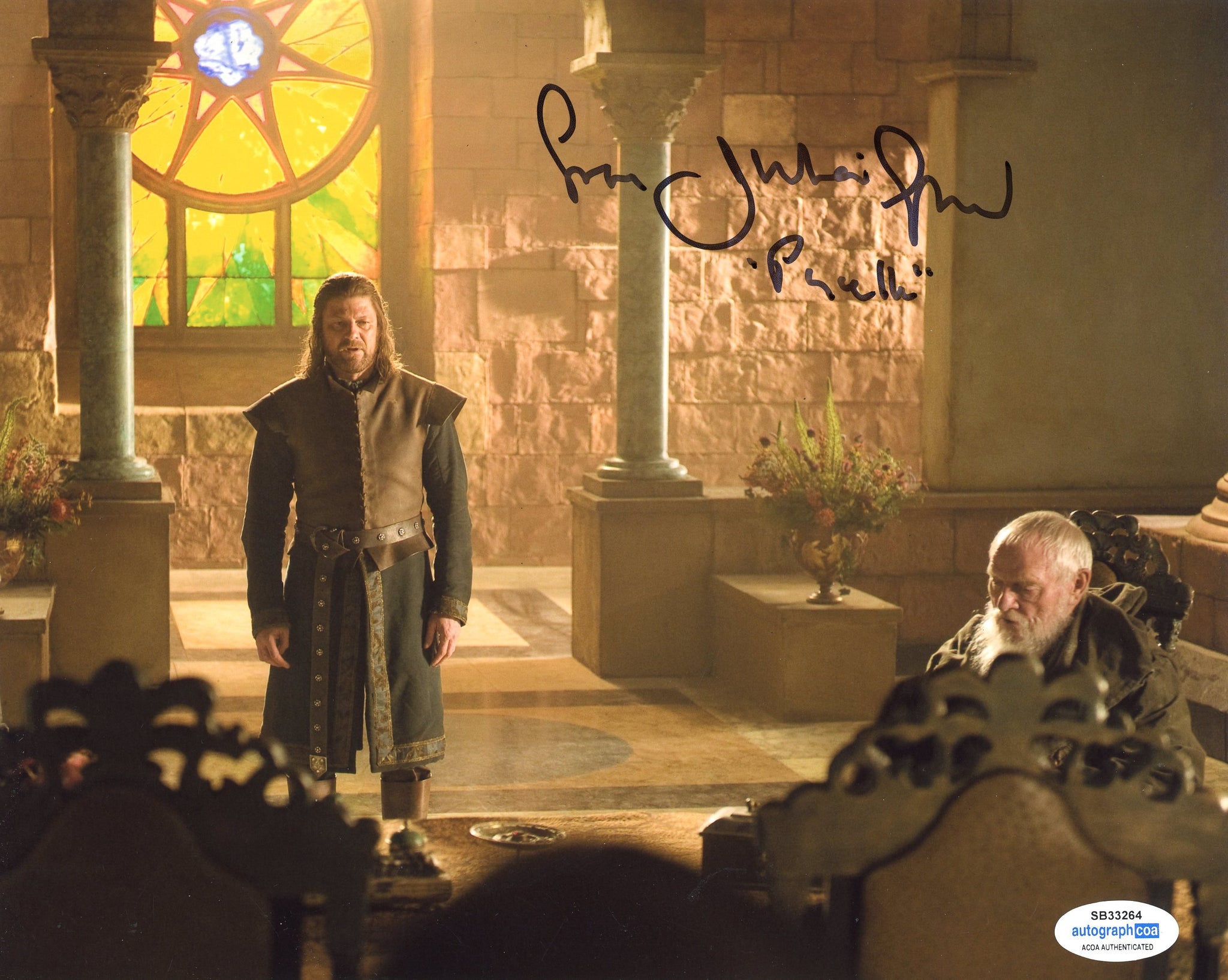 Julian Glover Game of Thrones Signed Autograph 8x10 Photo ACOA