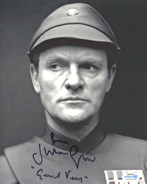 Julian Glover Star Wars Signed Autograph 8x10 Photo ACOA