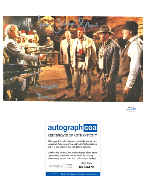 Julian Glover Indiana Jones Signed Autograph 8x10 Photo ACOA