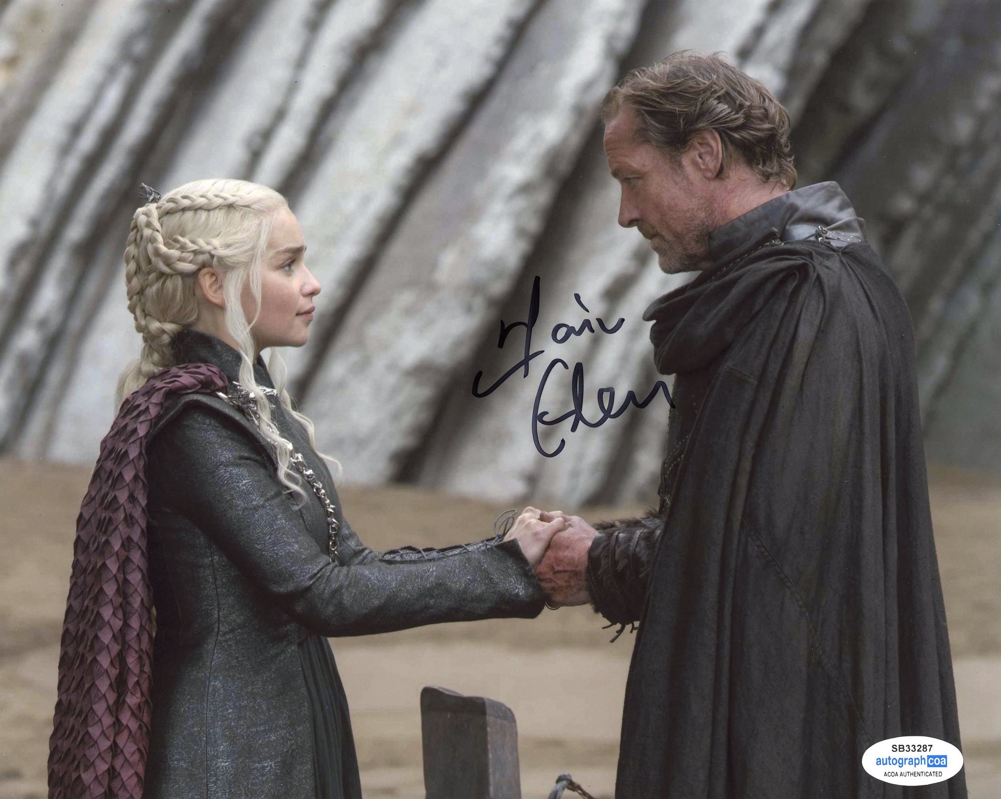 Iain Glen Game of Thrones Signed Autograph 8x10 Photo ACOA