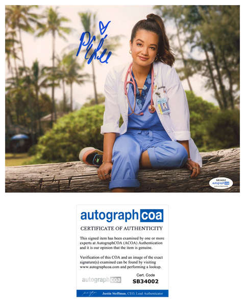 Peyton Elizabeth Lee Doogie Kamealoha Signed Autograph 8x10 Photo ACOA