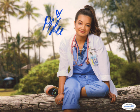 Peyton Elizabeth Lee Doogie Kamealoha Signed Autograph 8x10 Photo ACOA