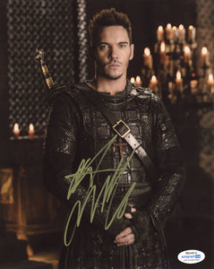 Jonathan Rhys Meyers Vikings Signed Autograph 8x10 photo ACOA