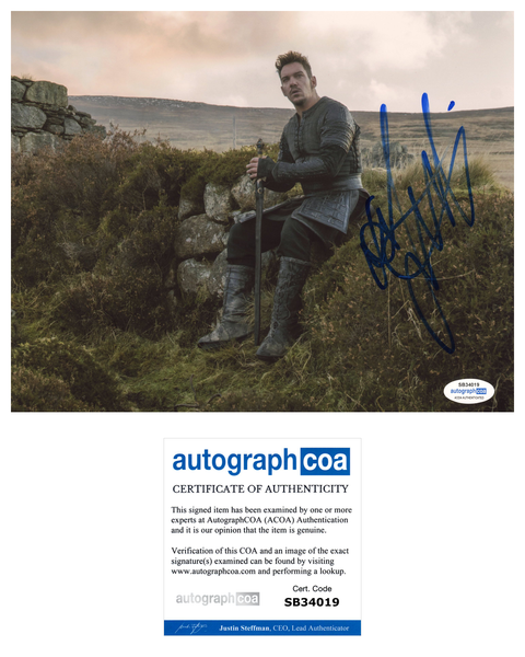 Jonathan Rhys Meyers Vikings Signed Autograph 8x10 photo ACOA