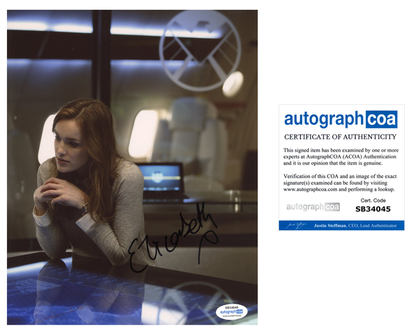 Elizabeth Henstridge Agents of Shield Signed Autograph 8x10 Photo ACOA