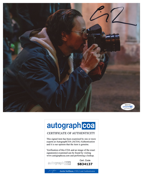 Cary Joji Fukunaga No Time to Die 007 Signed Autograph 8x10 Photo ACOA