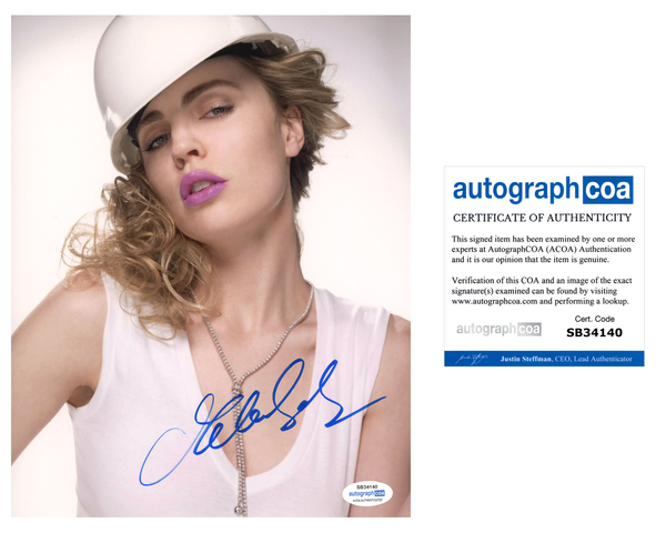 Melissa George Sexy Signed Autograph 8x10 Photo ACOA
