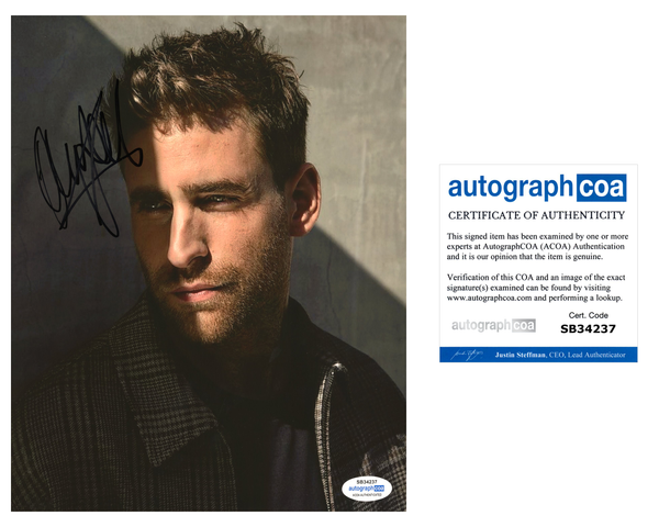 Oliver Jackson Cohen Invisible Man Signed Autograph 8x10 Photo ACOA