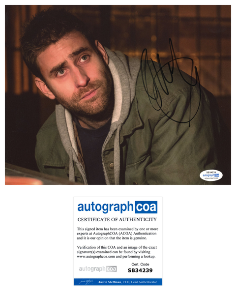 Oliver Jackson Cohen Haunting Hill House Signed Autograph 8x10 Photo ACOA