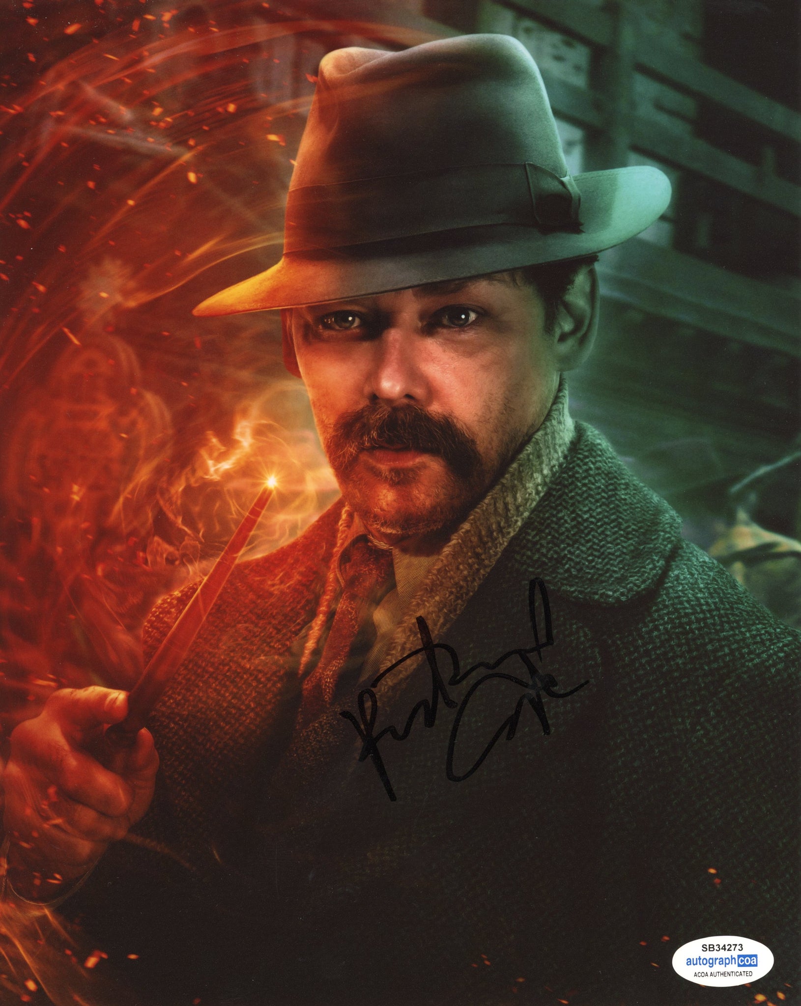 Richard Coyle Fantastic Beasts Aberforth Signed Autograph 8x10 Photo ACOA