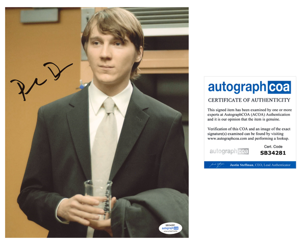 Paul Dano SIgned Autograph 8x10 Photo ACOA